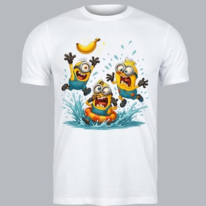 Maglietta grafica divertente ispirata ai Minion: parodia dei cartoni animati di Banana Lover