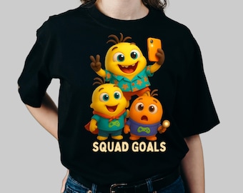 Lustiges Minion Style Squad Tore T-Shirt | Passendes T-Shirt