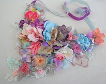 romantic chic necklace, necklace romantic spring