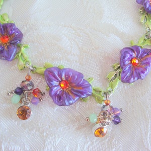 violets necklace necklace the violets spring 2023 handmade