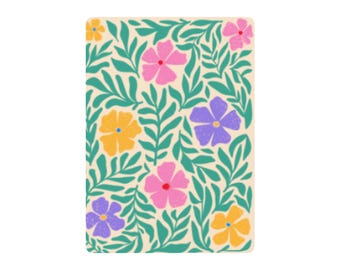 Baralho de pôquer com estampa floral | Baralho estilo Bicycle com motivos botânicos