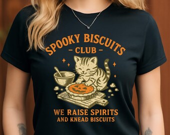 Halloween kat bakken, png PNGEgg | Ontwerp Spooky Biscuits Club (digitale download)