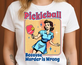 Funny Pickleball PNG, Retro Comic Design (Digital Download)
