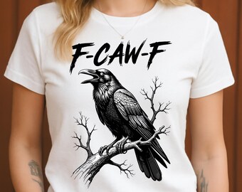 Raven PNG, Gothic Black Crow Digital Download, Dark Bird Illustration Clipart for Halloween and Mystic Art