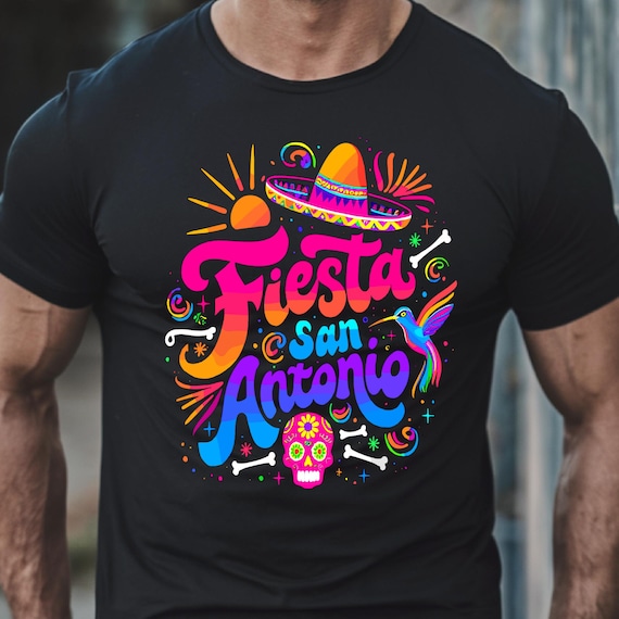 Fiesta San Antonio PNG – Colorful Mexican Party Clipart (Digital Download)