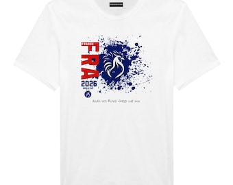 World Cup | Personalized France T-Shirt | Graphic Tee | Casual Outfit Top | Gift | Unisex Football Apparel