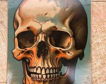 Showa Skull - ACEO Artist Trading Card - High Quality Print, Signed on Reverse