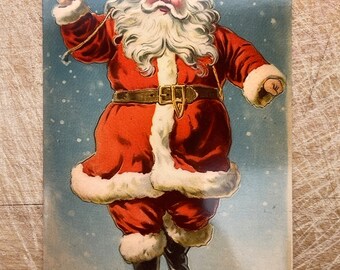 Jolly Old Saint Nick - ACEO Artist Trading Card - High Quality Print, Signed on Reverse