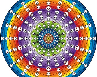 Vortice dei Morti - Mandala Digitale Download Immediato