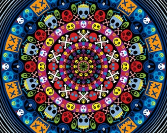 Teschi che ho conosciuto - Mandala digitale, download immediato