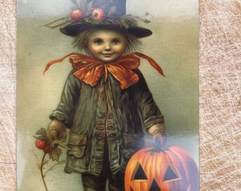 Trick or Treat? - ACEO Artist Trading Card - High Quality Print, Signed on Reverse