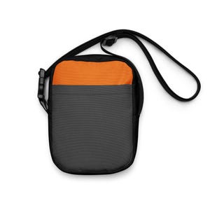 Compact Crossbody Bag, Cell Phone Sling Bag, Modern Unisex Fanny Pack, Travel Pouch