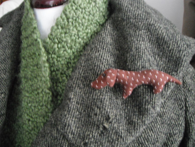 Dachshund Brooch / Handmade Jewelry / Jewelry / Dog Lover Gifts / Pet Owner Gifts / Dachshund gifts image 2