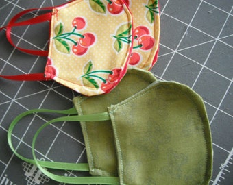 18 Inch Doll Handbag, Cherries Print, American Girl Doll Purse