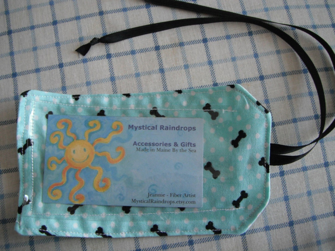 Bones Print Tag Pet Carrier Tag Luggage Tag ID Tag Traveling With Pets Etsy