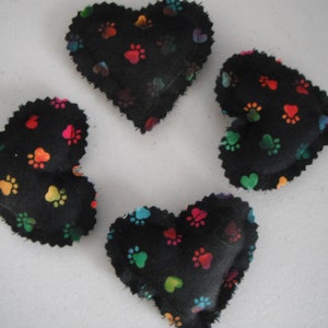 Catnip Toy Heart / Valentine for Cat / Pet Valentine Toy / Heart Catnip Toy / Catnip Toy / Catnip / pet rescue donation/pet shelter donation image 2