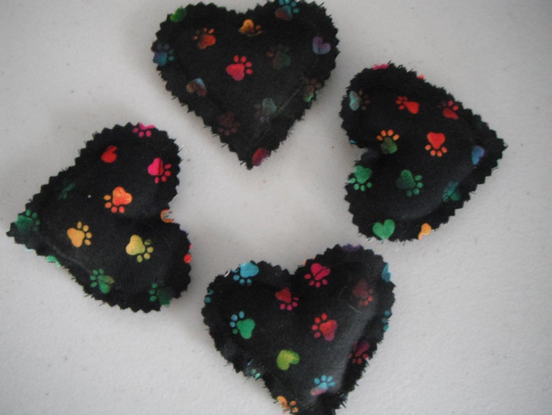 Catnip Toy Heart / Valentine for Cat / Pet Valentine Toy / Heart Catnip Toy / Catnip Toy / Catnip / pet rescue donation/pet shelter donation image 2