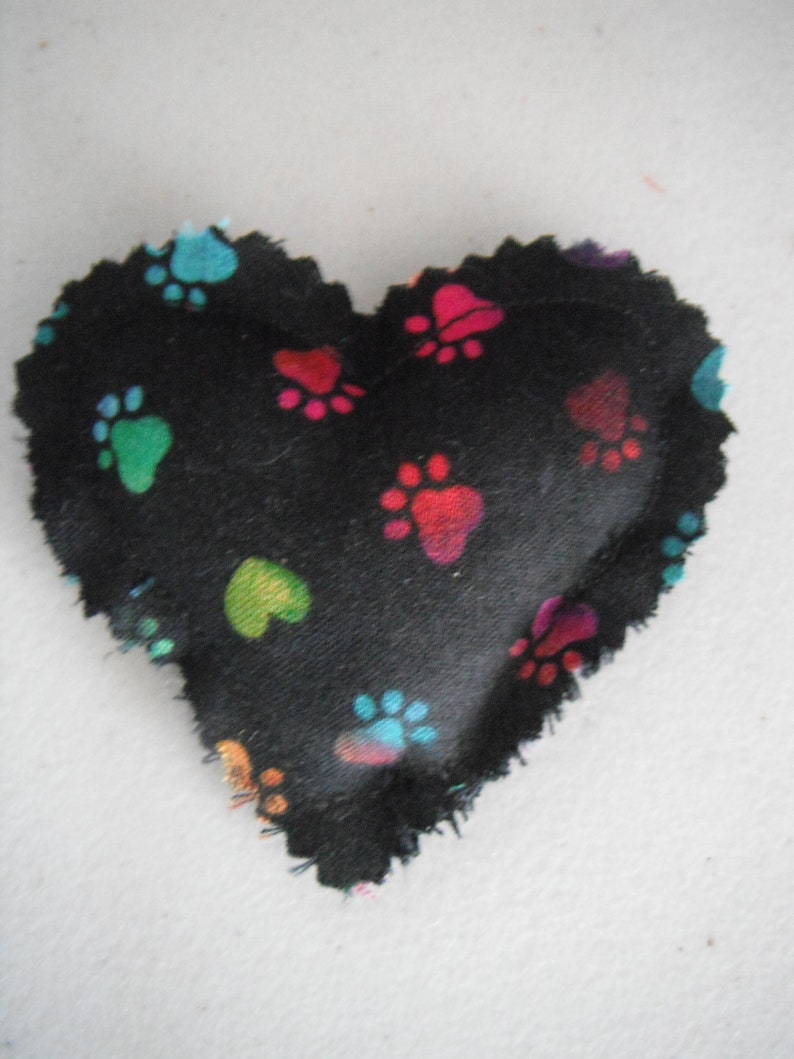 Catnip Toy Heart / Valentine for Cat / Pet Valentine Toy / Heart Catnip Toy / Catnip Toy / Catnip / pet rescue donation/pet shelter donation image 4