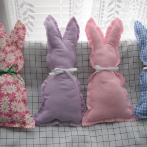 Bunny Rabbit Doll / Easter Bunny / Easter Gifts / Fabric Bunny / Pastel Bunny Rabbit Doll / Easter Basket / Sale in March image 7