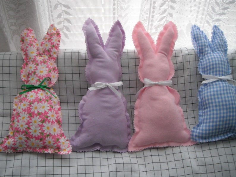 Bunny Rabbit Doll / Easter Bunny / Easter Gifts / Fabric Bunny / Pastel Bunny Rabbit Doll / Easter Basket / Sale in March image 7
