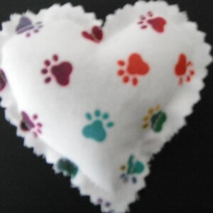 Catnip Toy Heart / Valentine for Cat / Pet Valentine Toy / Heart Catnip Toy / Catnip Toy / Catnip / pet rescue donation/pet shelter donation image 5