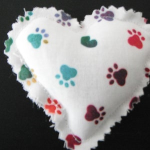 Catnip Toy Heart / Valentine for Cat / Pet Valentine Toy / Heart Catnip Toy / Catnip Toy / Catnip / pet rescue donation/pet shelter donation image 3