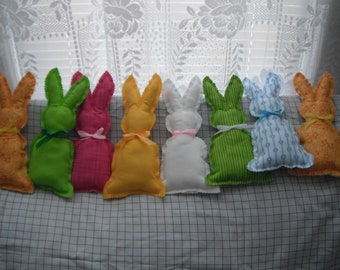 Bunny Rabbit Doll / Easter Bunny / Easter Gifts / Fabric Bunny / Pastel Bunny Rabbit Doll /  Easter Basket / Sale in March