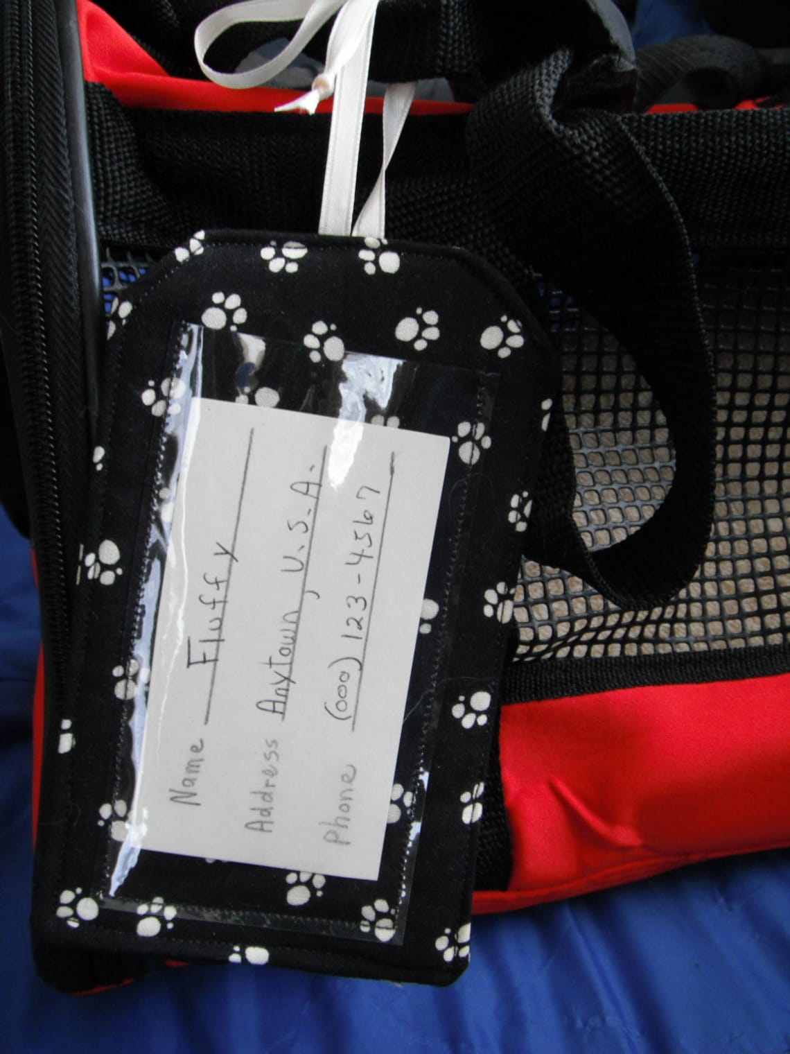 Pet Carrier Tag Luggage Tag ID Tag Traveling With Pets Etsy Denmark