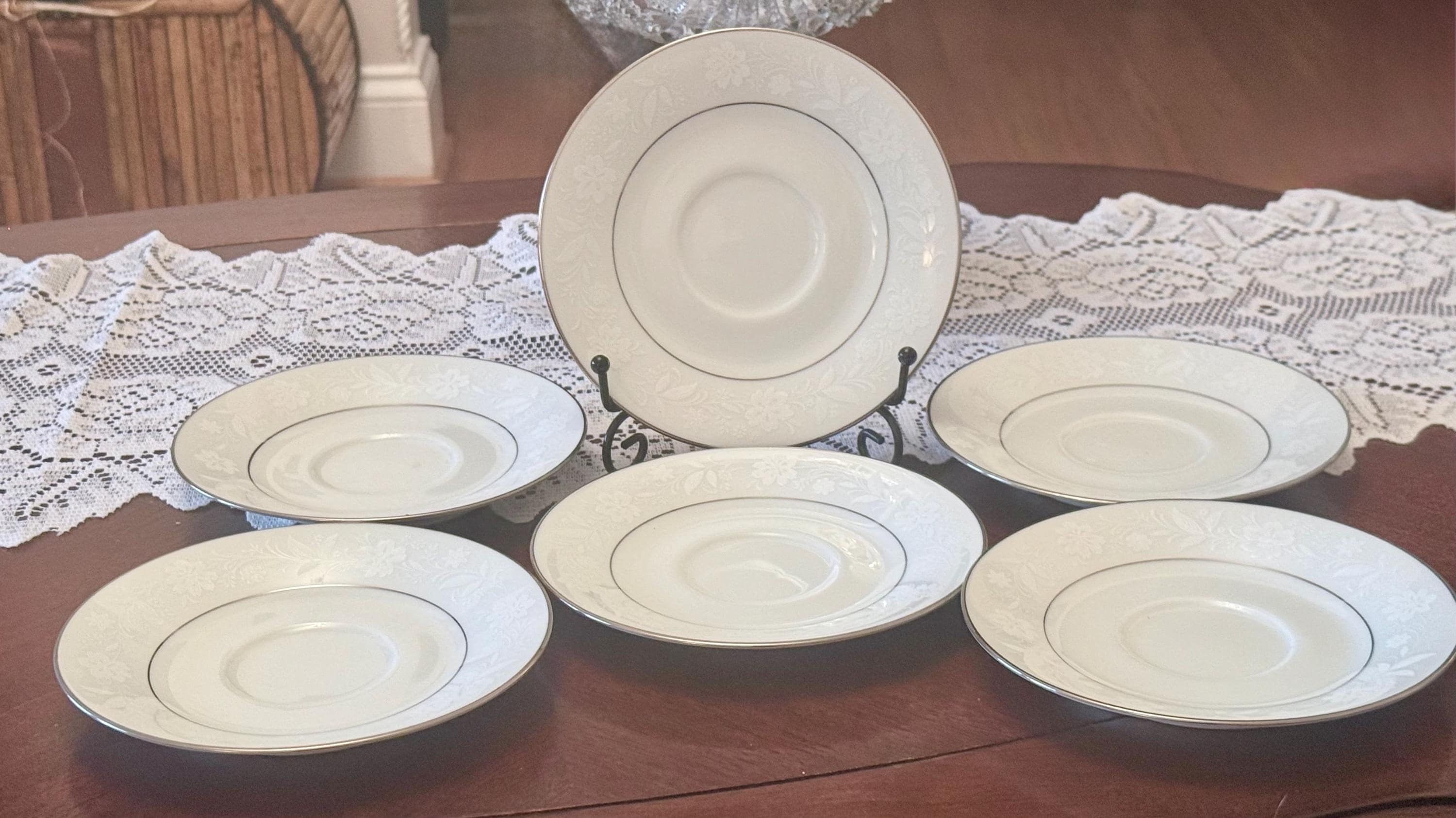 Noritake Ranier Dinner Plates - Etsy