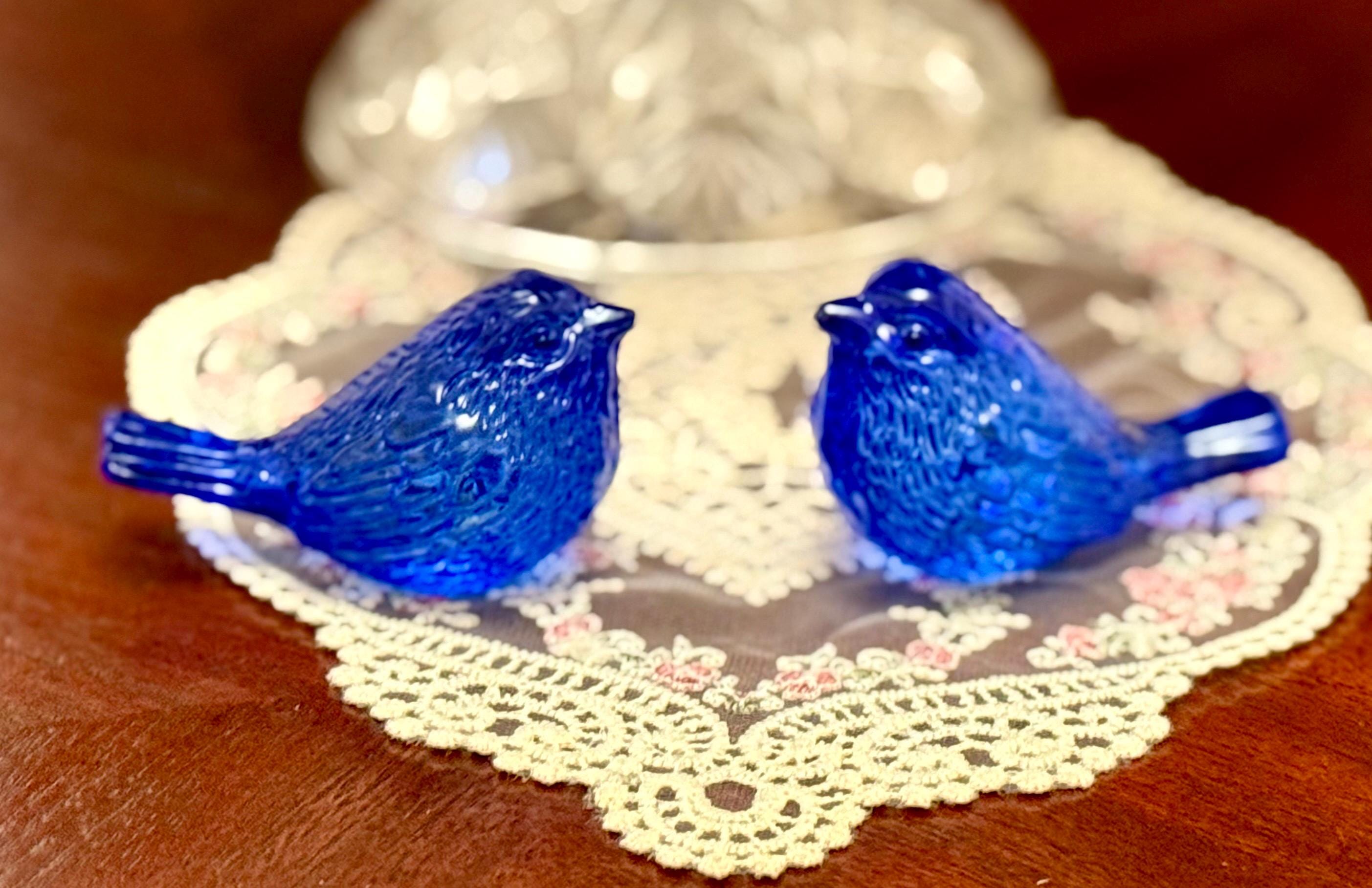 Vintage Bluebird of Happiness Glass - Etsy