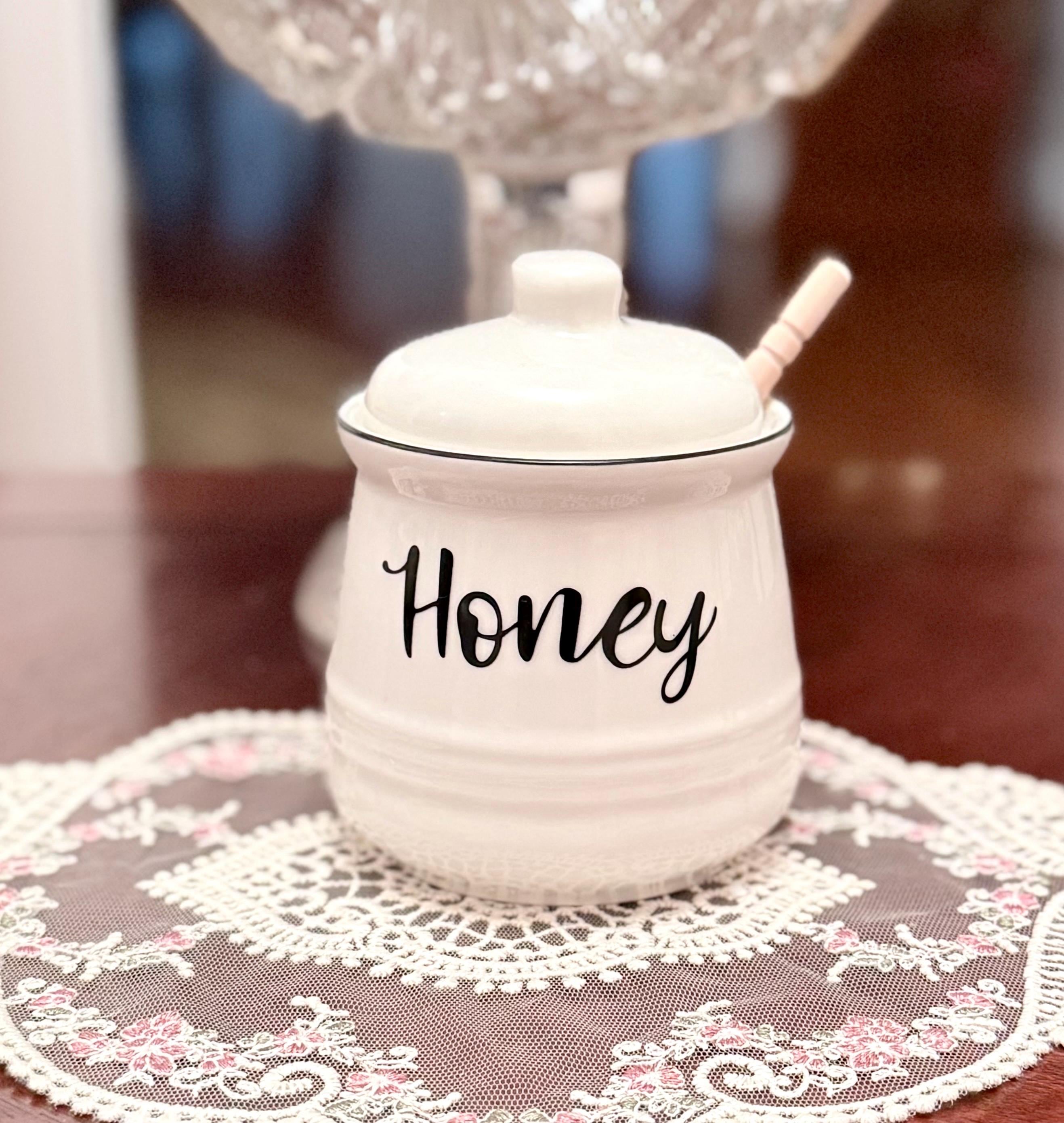Ceramic Honey Jar - Etsy