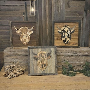 Highland Cow| Highland| Cow Decor| Home Decor| Farmhouse Sign| Cow Sign| highland cow decor