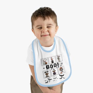 Schattig Halloween-babyslabbetje met leuk &#39;Boe-geroep!&#39; Ontwerp, leuk cadeau voor pasgeborenen, etenstijd voor peuters, Halloweenfeest, kraamcadeau, [...]