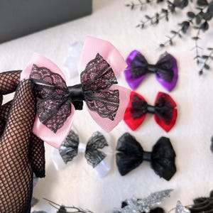 Whispering Piffi&#39;s | Handmade Gothic Lolita Hairbows | Gothic Lolita | Egl Fashion | Coquette Aesthetics