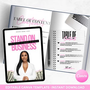 Stand on Business PLR Ebook | Editable Ebook Template | Business Digital Product | Ebook for Entrepreneurs | Ready-to-Sell Ebook Template