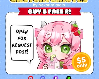 Custom Chibi Twitch Emotes: Animated Streamer Art