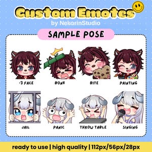 animated, emotes, animated emotes，emotes animated, gif emotes, custom emotes，custom twitch emotes，custom emotes twitch，custom emote，twitch custom emotes，custom chibi emotes，emote，twitch emotes，Meme Emotes，Twitch Animated，Discord Emotes，Stream Emotes，Meme，vtuber emotes, chibi character, twitch，emotes twitch, twitch emotes custom，kick emotes，ych emotes, discord emotes, cute emotes, anime emotes，Twitch Emoji, emojis, boy emotes，guy emotes，male emotes，pink girl emotes, emotes base, nekorinstudio
