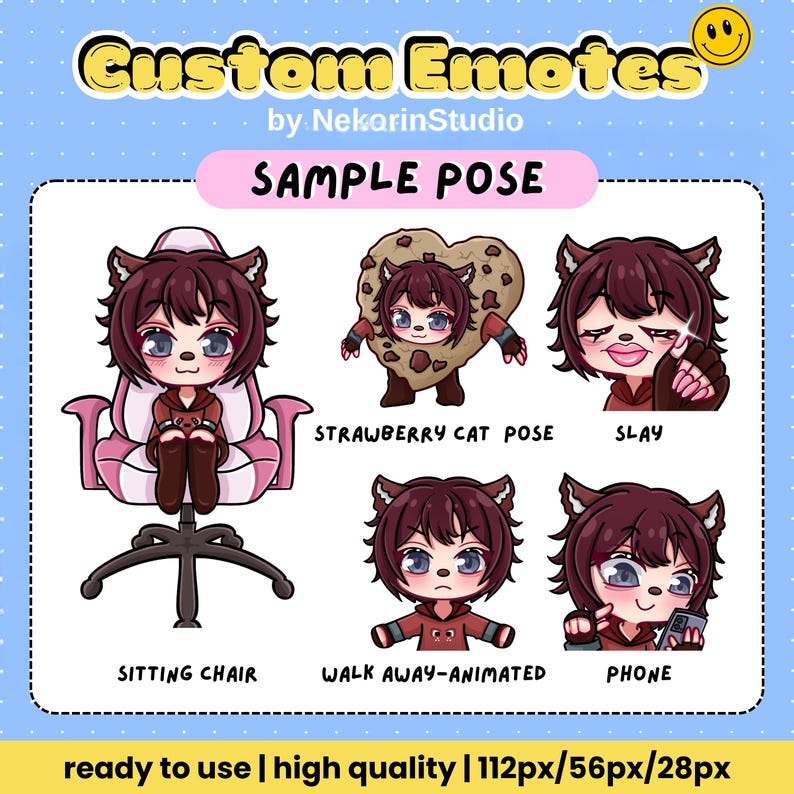 animated, emotes, animated emotes，emotes animated, slay, phone, custom emotes，custom twitch emotes，custom emotes twitch，custom emote，twitch custom emotes，custom chibi emotes，emote，twitch emotes，Meme Emotes，Twitch Animated，Discord Emotes，Stream Emotes，Meme，vtuber emotes, chibi character, twitch，emotes twitch, twitch emotes custom，strawberry cat，ych emotes, discord emotes, cute emotes, anime emotes，Twitch Emoji, emojis, boy emotes，guy emotes，male emotes，pink girl emotes, emotes base, nekorinstudio