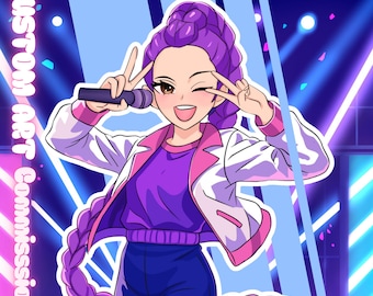 Individuell angefertigtes Anime Profil Bild: Personalisierte Profilbilder