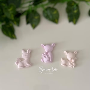 Deer chalks, deer place cards, deer theme, woodland animal theme, place cards, baptism place cards, scented chalks
