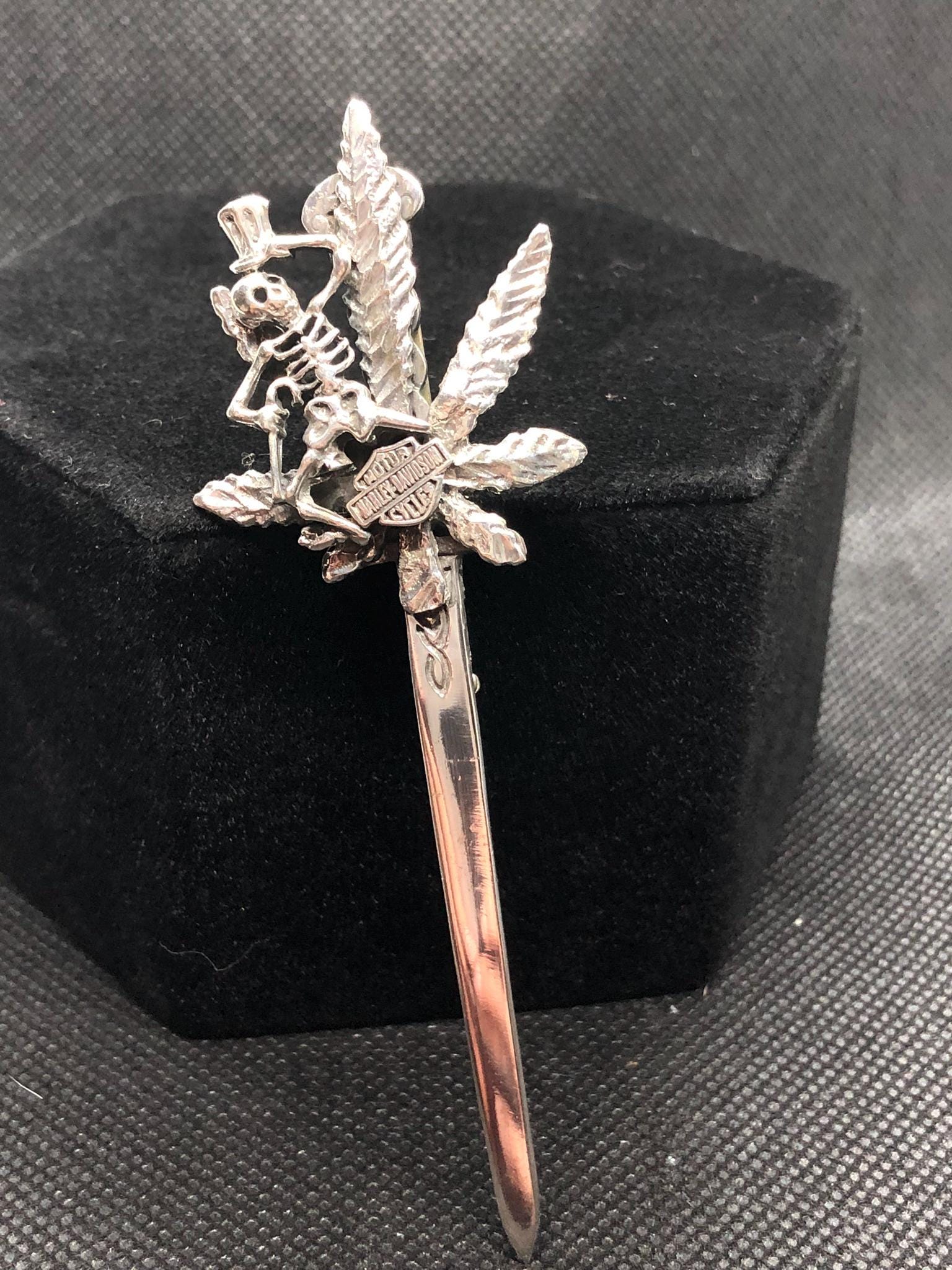 Harley Davidson Sterling Silver Pin - Etsy