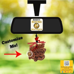 Cardinal Freshie for Car or Small Room- (Customizable)