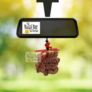 Cardinal | Bird | Always with You | Memory | Tree | Car Freshie| Car Freshy| Freshies | Air Freshener | Accessory | Automotive