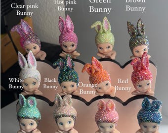 Conejitos Sonny Angel personalizados con brillantes