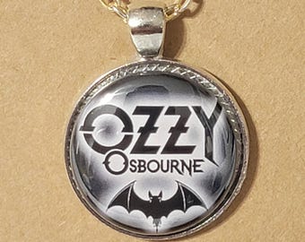 Handmade Rock N Roll Pendant Necklace, Custom Music Jewelry