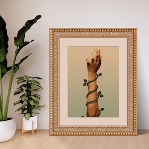 Black Woman Wall Art Printable Art Black Girl Digital Art Modern Aesthetic African American Art Feminine Home Decor Melanin Artwork