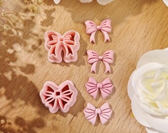 Bow Tie Polymer Clay Cutters, Jewelry Making Tools (Set of 2)