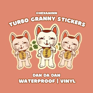 Turbo Granny - Dan Da Dan Stickers | 2x4