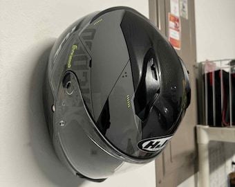 Soporte de pared para casco de motocicleta
