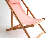 TRÁ AN DÓILÍN folding deck chair with removable fabric